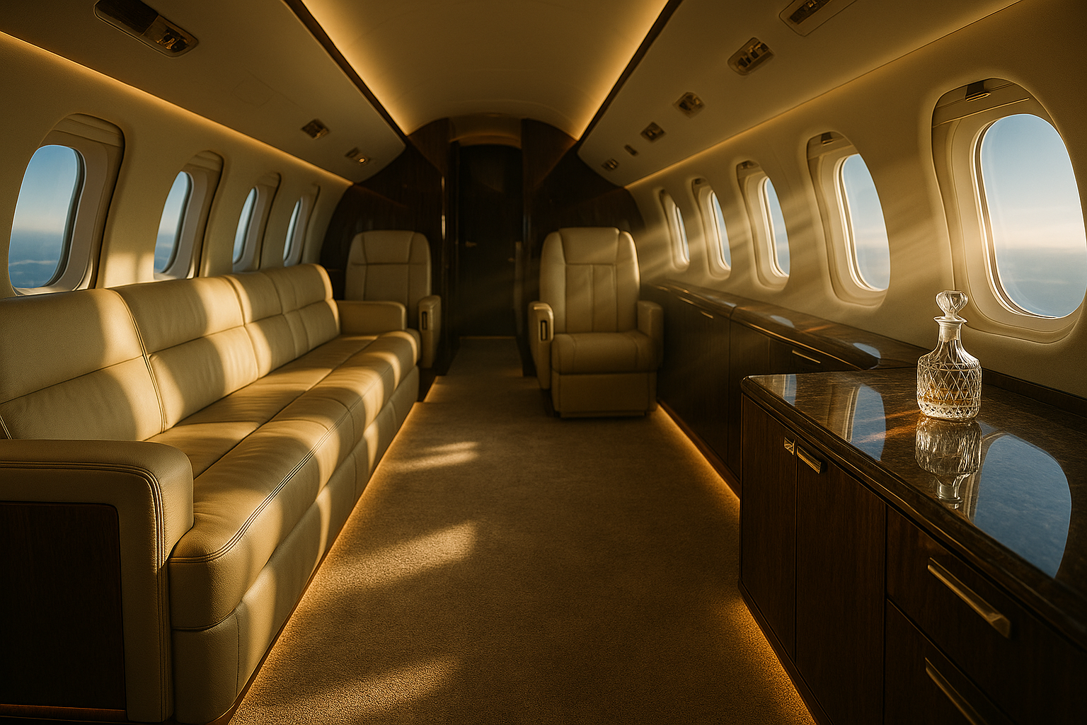 Large Cabin Private Jets: Design Ideas & Inspiration