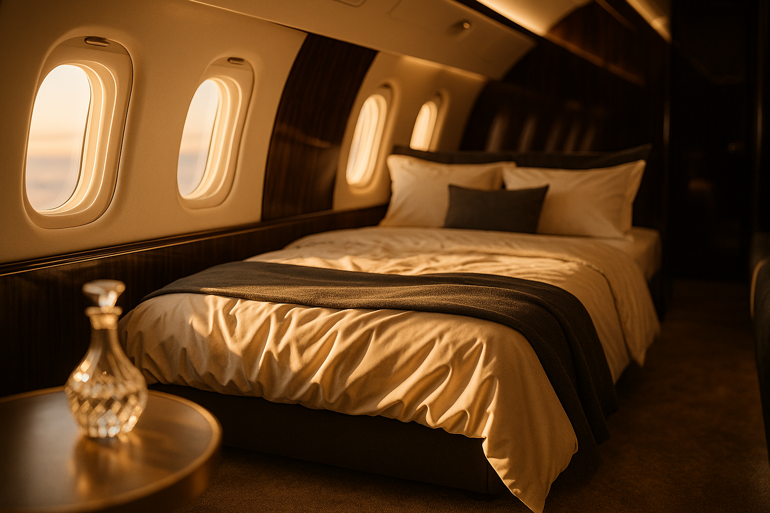 Private Jets With Beds: Design Ideas & Inspiration