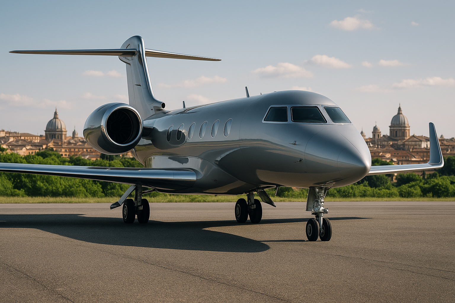 How to Charter a Private Jet from London to Rome: Cost, Time & Process