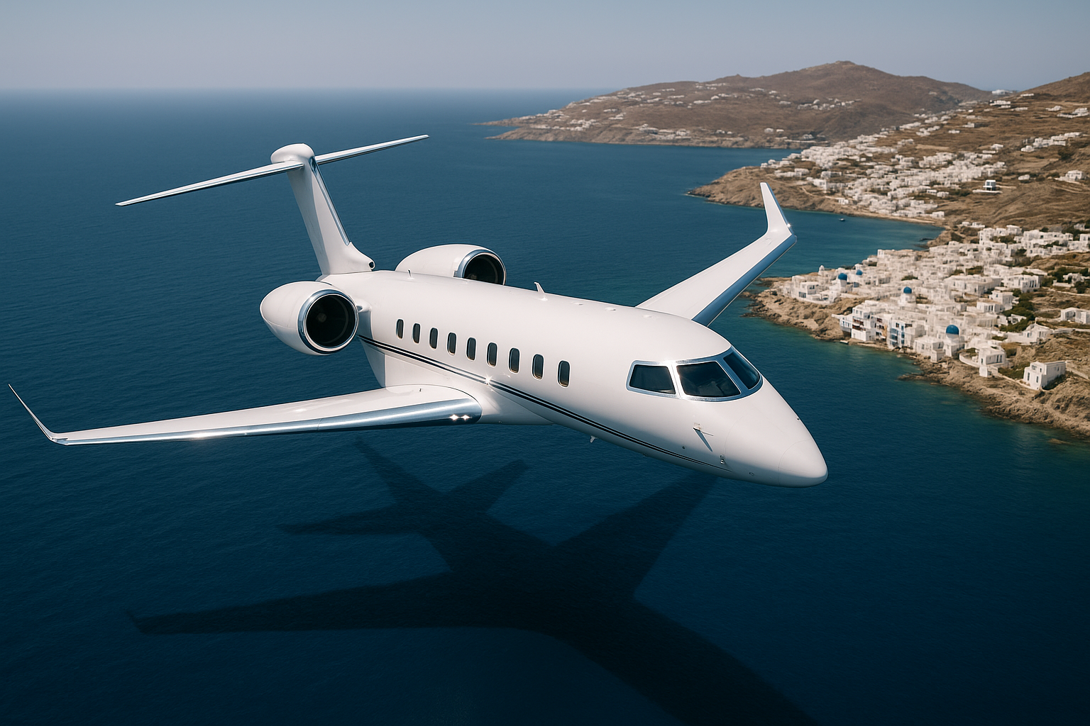 How to Charter a Private Jet from Paris to Mykonos: Cost, Time & Process