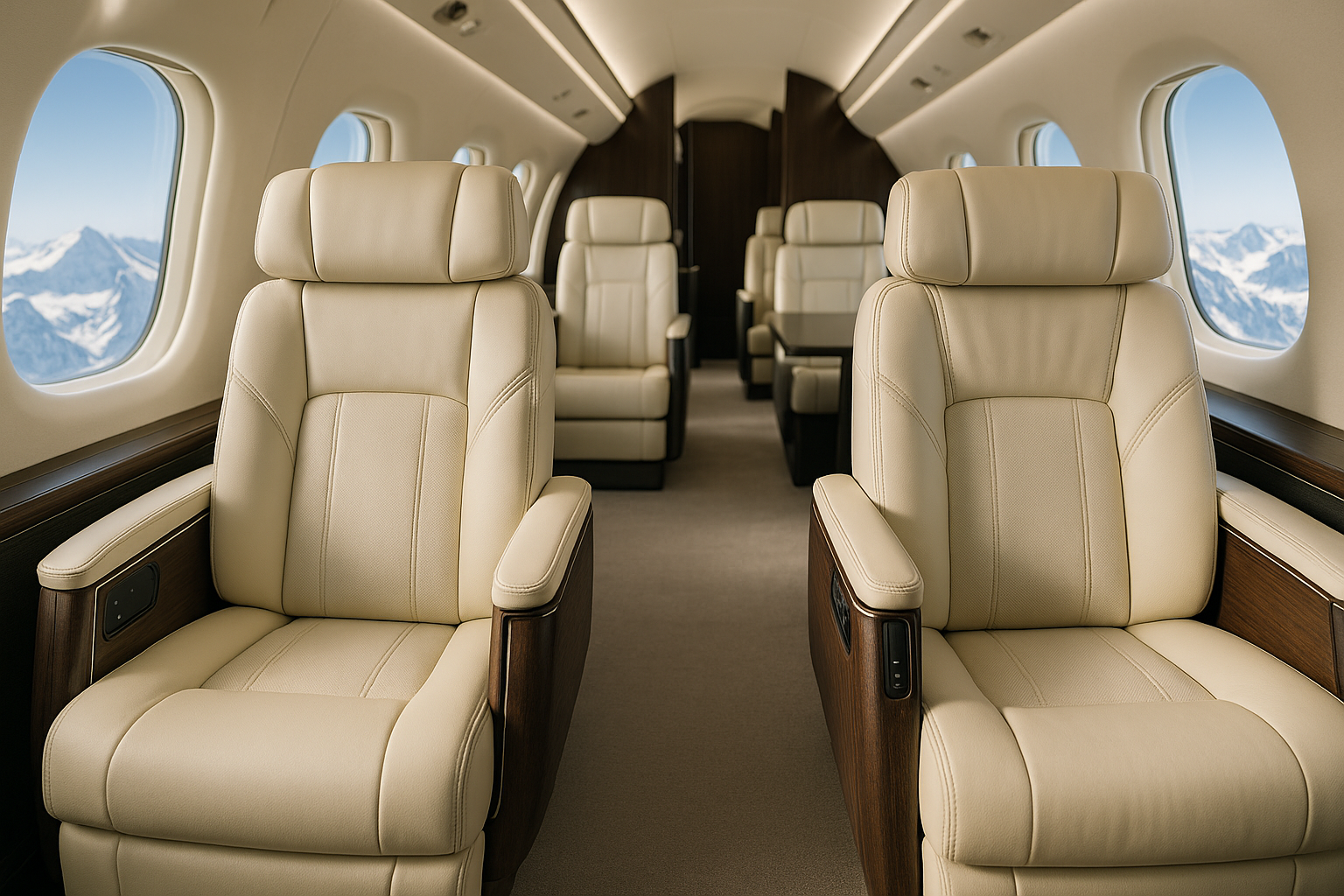 Private Jet Seating: Capacity, Layout & Specs